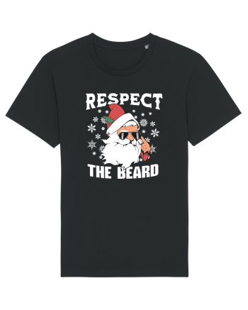 amuzant de Craciun - Respect the beard  Black
