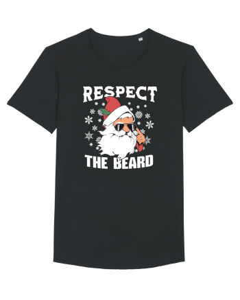 amuzant de Craciun - Respect the beard  Black