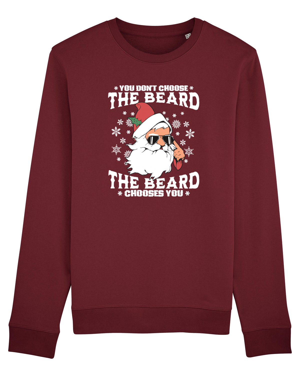 Bluză mânecă lungă Unisex Rise Burgundy