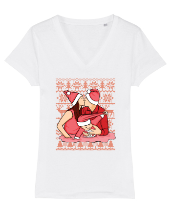 pentru Craciun in familie - Christmas kiss White