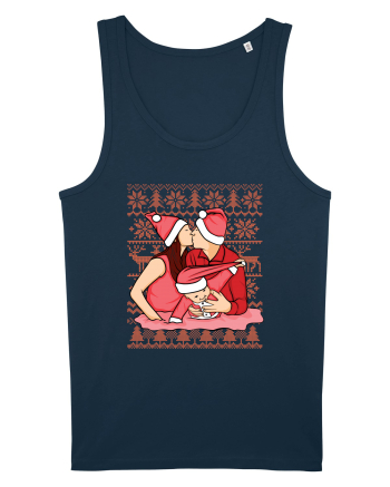 pentru Craciun in familie - Christmas kiss Navy