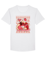 pentru Craciun in familie - Christmas kiss Tricou mânecă scurtă guler larg Bărbat Skater