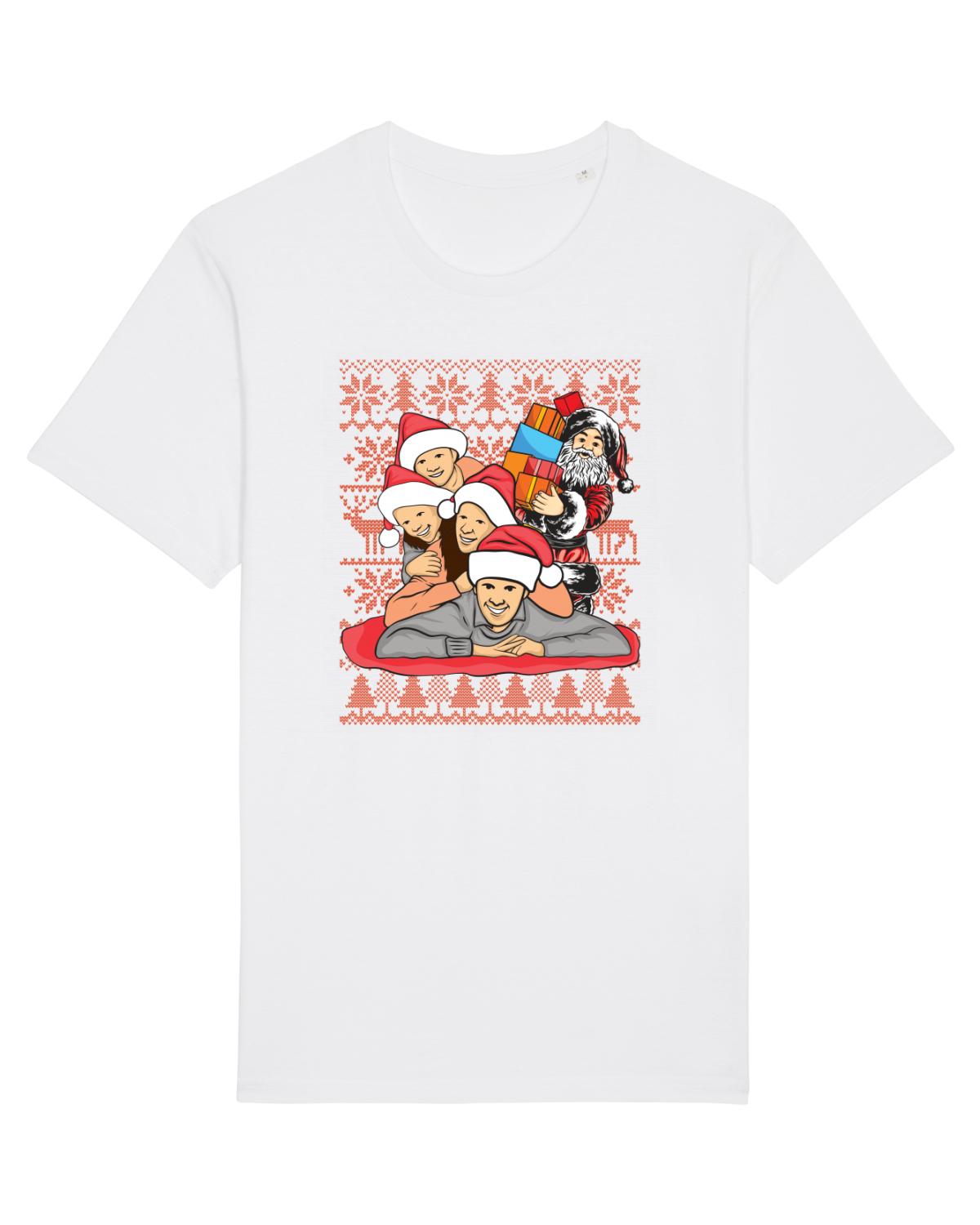 Tricou mânecă scurtă Unisex Rocker White