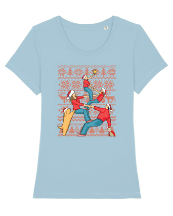 pentru Craciun in familie - Christmas together Sky Blue