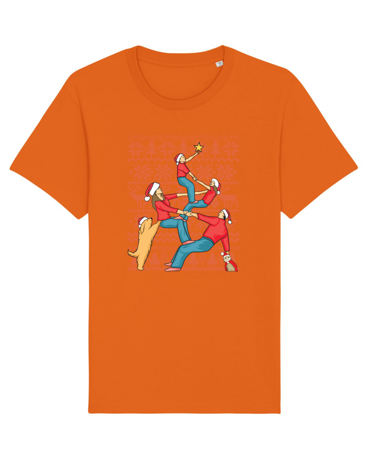 Tricou mânecă scurtă Unisex Rocker Bright Orange