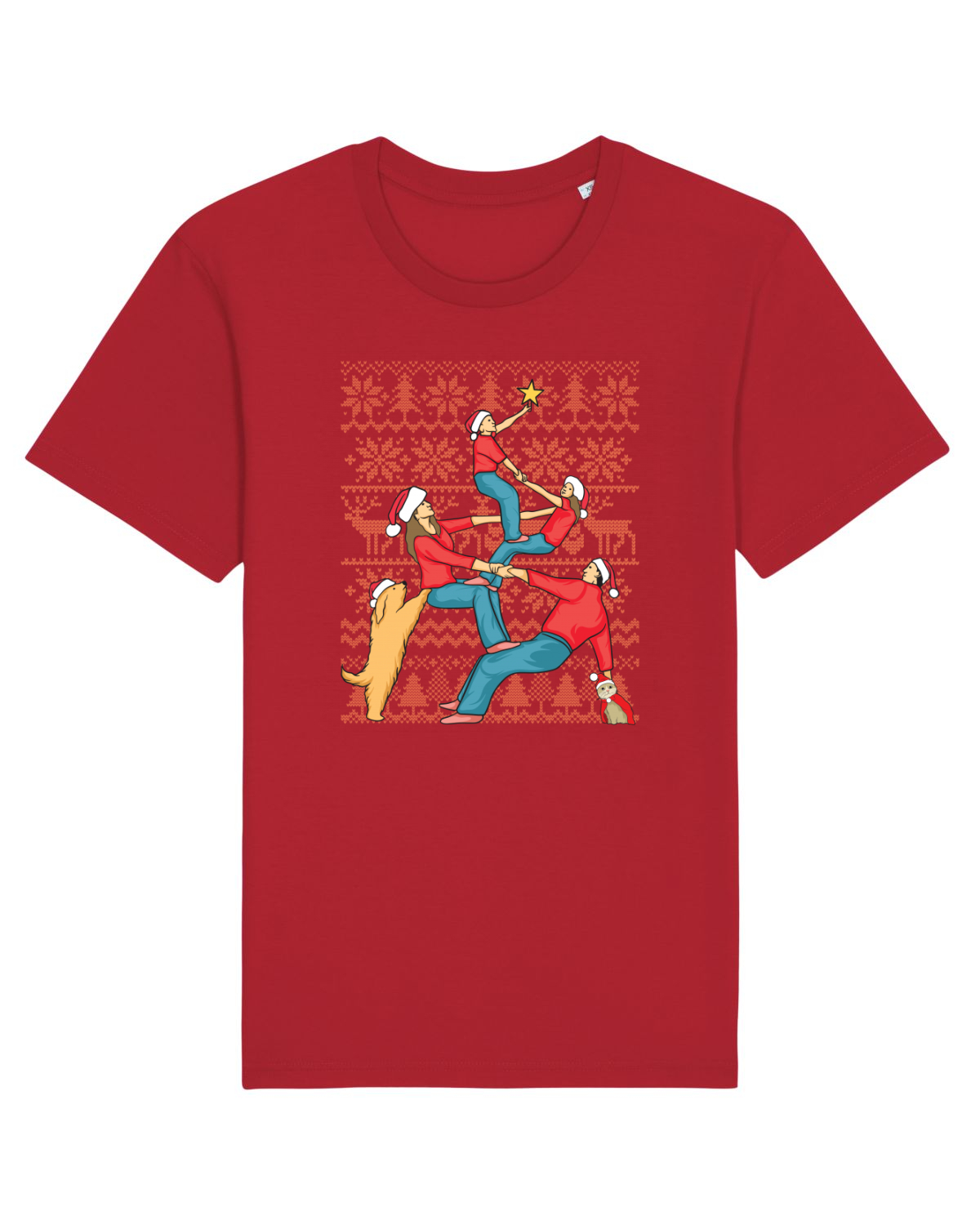Tricou mânecă scurtă Unisex Rocker Red