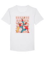 pentru Craciun in familie - Christmas together Tricou mânecă scurtă guler larg Bărbat Skater