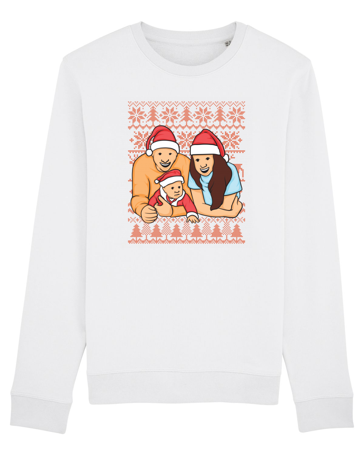 Bluză mânecă lungă Unisex Rise White