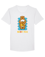 Beer Hug Tricou mânecă scurtă guler larg Bărbat Skater