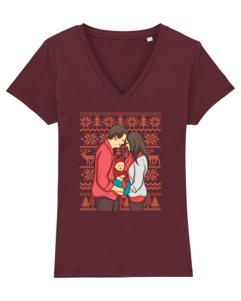 pentru Craciun in familie - Our first Christmas together Burgundy