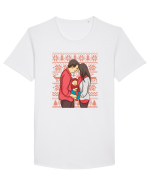 pentru Craciun in familie - Our first Christmas together Tricou mânecă scurtă guler larg Bărbat Skater