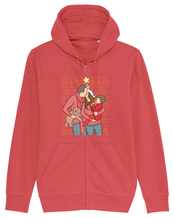 pentru Craciun in familie - Our silent night Carmine Red