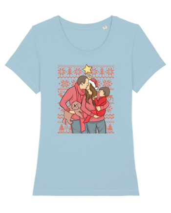 pentru Craciun in familie - Our silent night Sky Blue