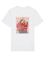 pentru Craciun in familie - Our silent night Tricou mânecă scurtă Unisex Rocker