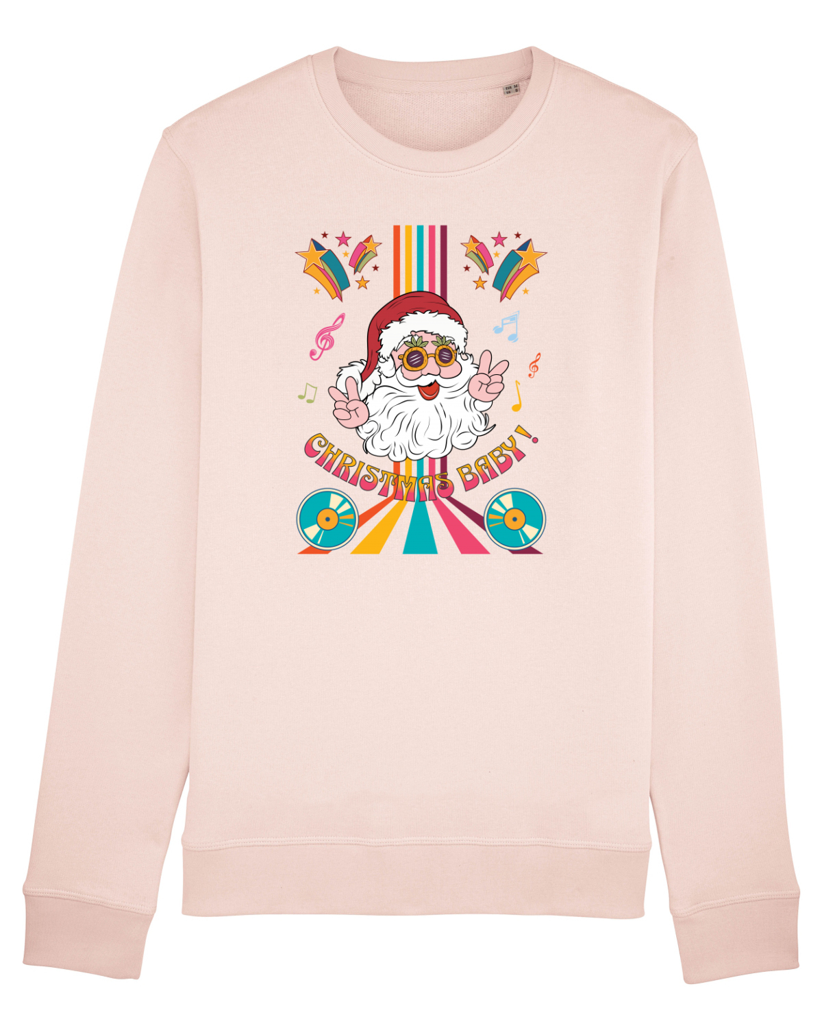 Bluză mânecă lungă Unisex Rise Candy Pink