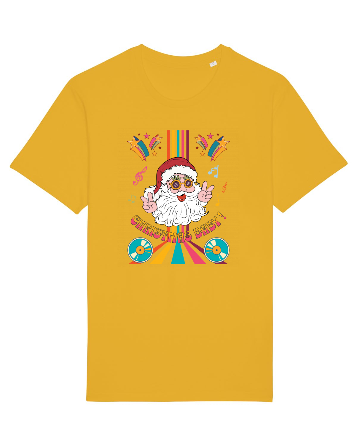 Tricou mânecă scurtă Unisex Rocker Spectra Yellow