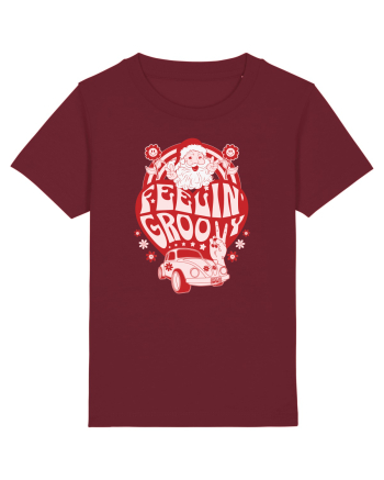 retro de Craciun - Feeling Groovy Burgundy