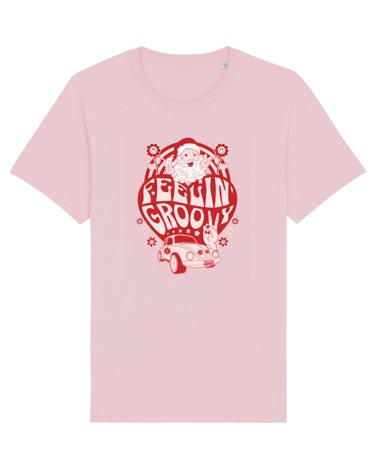 Tricou mânecă scurtă Unisex Rocker Cotton Pink