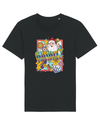 retro de Craciun - Groovy Christmas Black