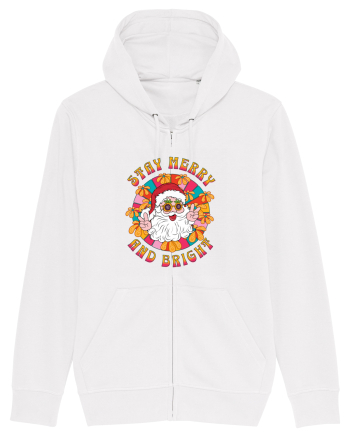 retro de Craciun - Stay merry and bright White