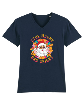 retro de Craciun - Stay merry and bright French Navy