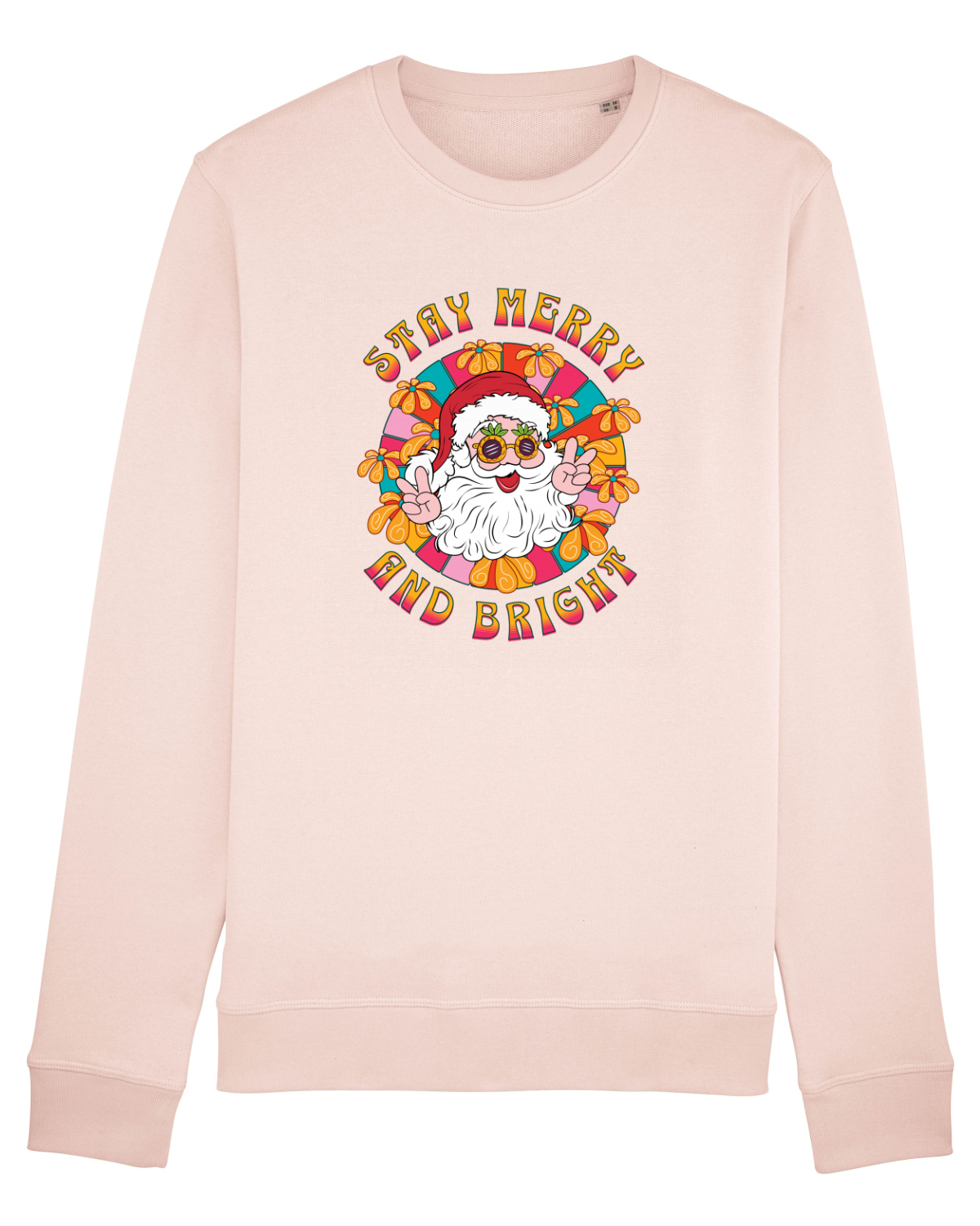 Bluză mânecă lungă Unisex Rise Candy Pink