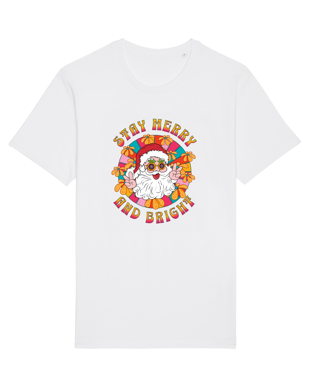 Tricou mânecă scurtă Unisex Rocker White