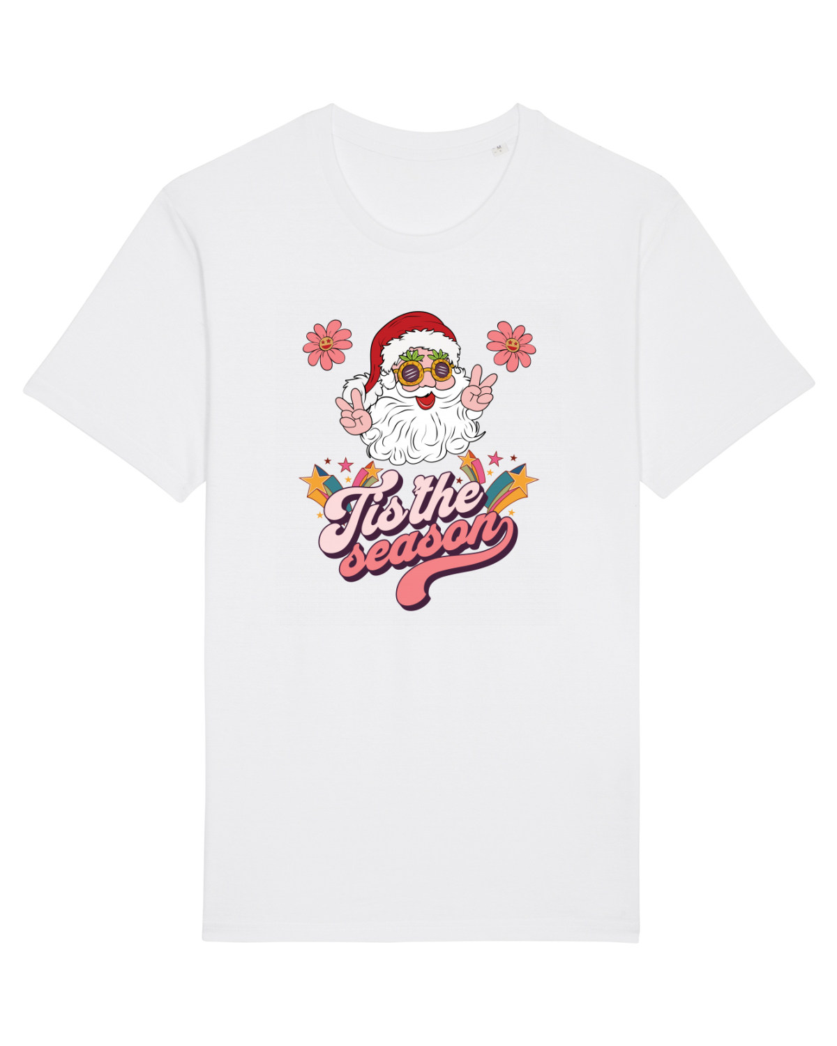 Tricou mânecă scurtă Unisex Rocker White
