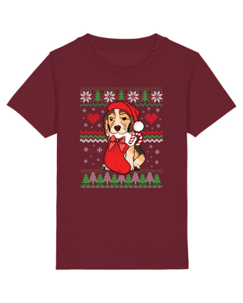 de Craciun cu caini - Beagle Burgundy