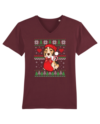 de Craciun cu caini - Beagle Burgundy