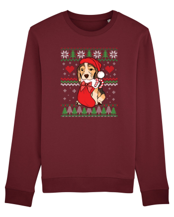 de Craciun cu caini - Beagle Burgundy