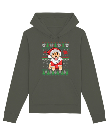 de Craciun cu caini - Corgi Khaki