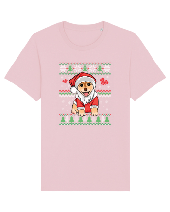 de Craciun cu caini - Corgi Cotton Pink