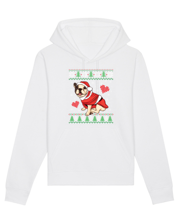 de Craciun cu caini - French bulldog White