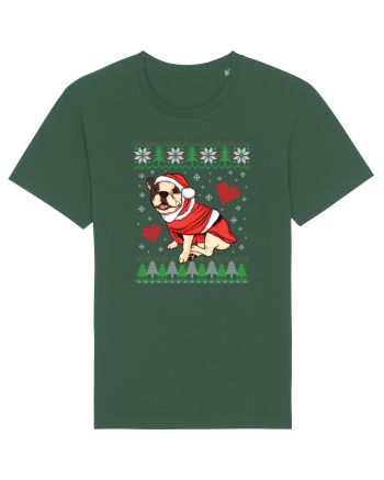 de Craciun cu caini - French bulldog Bottle Green