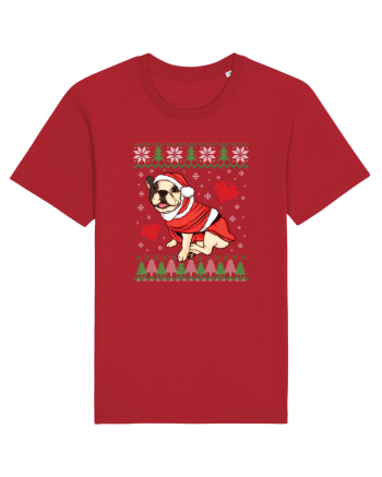 de Craciun cu caini - French bulldog Red