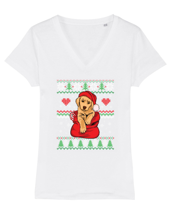 de Craciun cu caini - Golden retriever White