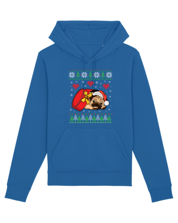 de Craciun cu caini - Pug Royal Blue