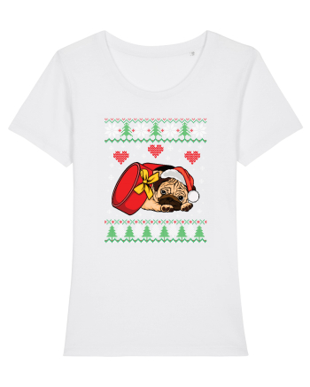 de Craciun cu caini - Pug White