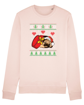 de Craciun cu caini - Pug Candy Pink