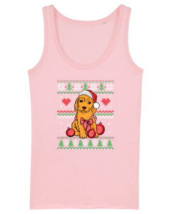 de Craciun cu caini - Spaniel Cotton Pink
