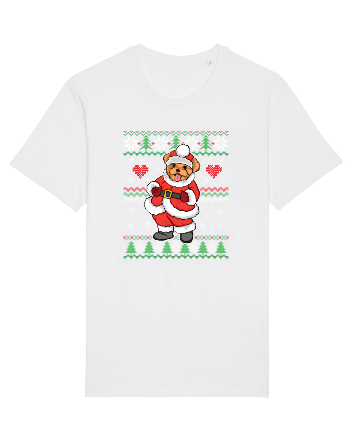 Tricou mânecă scurtă Unisex Rocker White