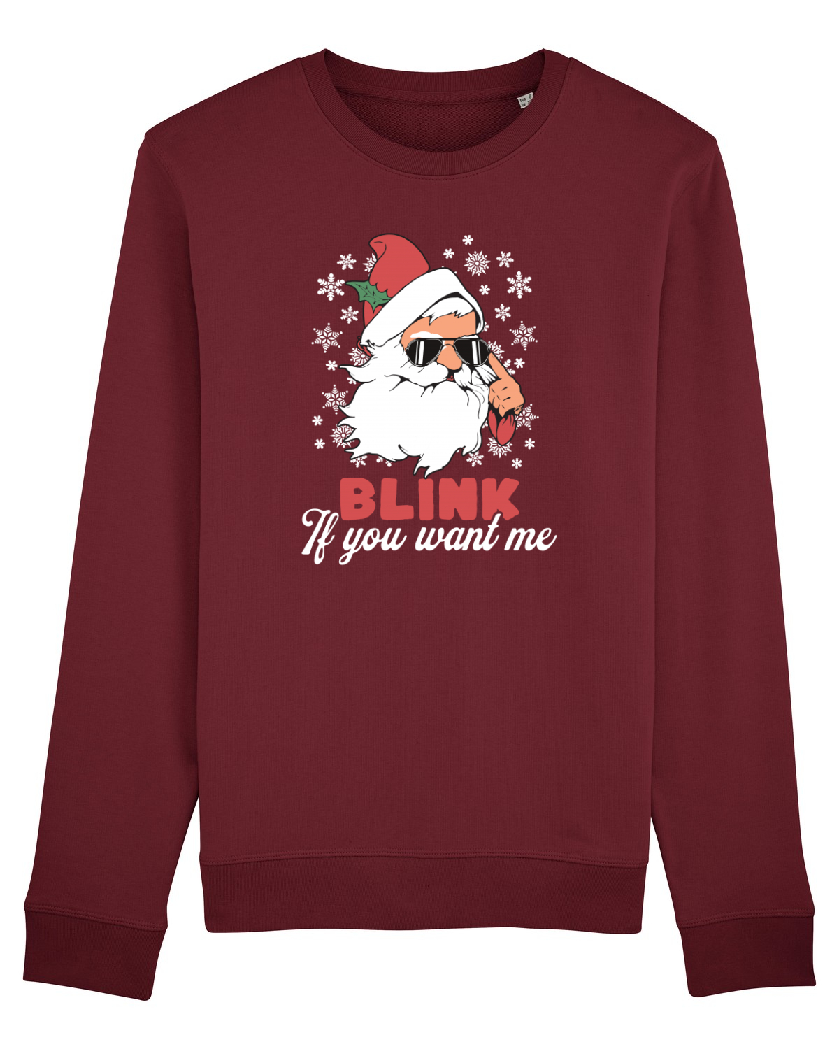 Bluză mânecă lungă Unisex Rise Burgundy