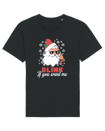 amuzant de Craciun - Blink if you want me  Tricou mânecă scurtă Unisex Rocker