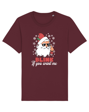 amuzant de Craciun - Blink if you want me  Burgundy