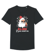 amuzant de Craciun - Blink if you want me  Tricou mânecă scurtă guler larg Bărbat Skater