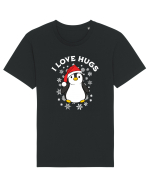 amuzant de Craciun - I love hugs  Tricou mânecă scurtă Unisex Rocker