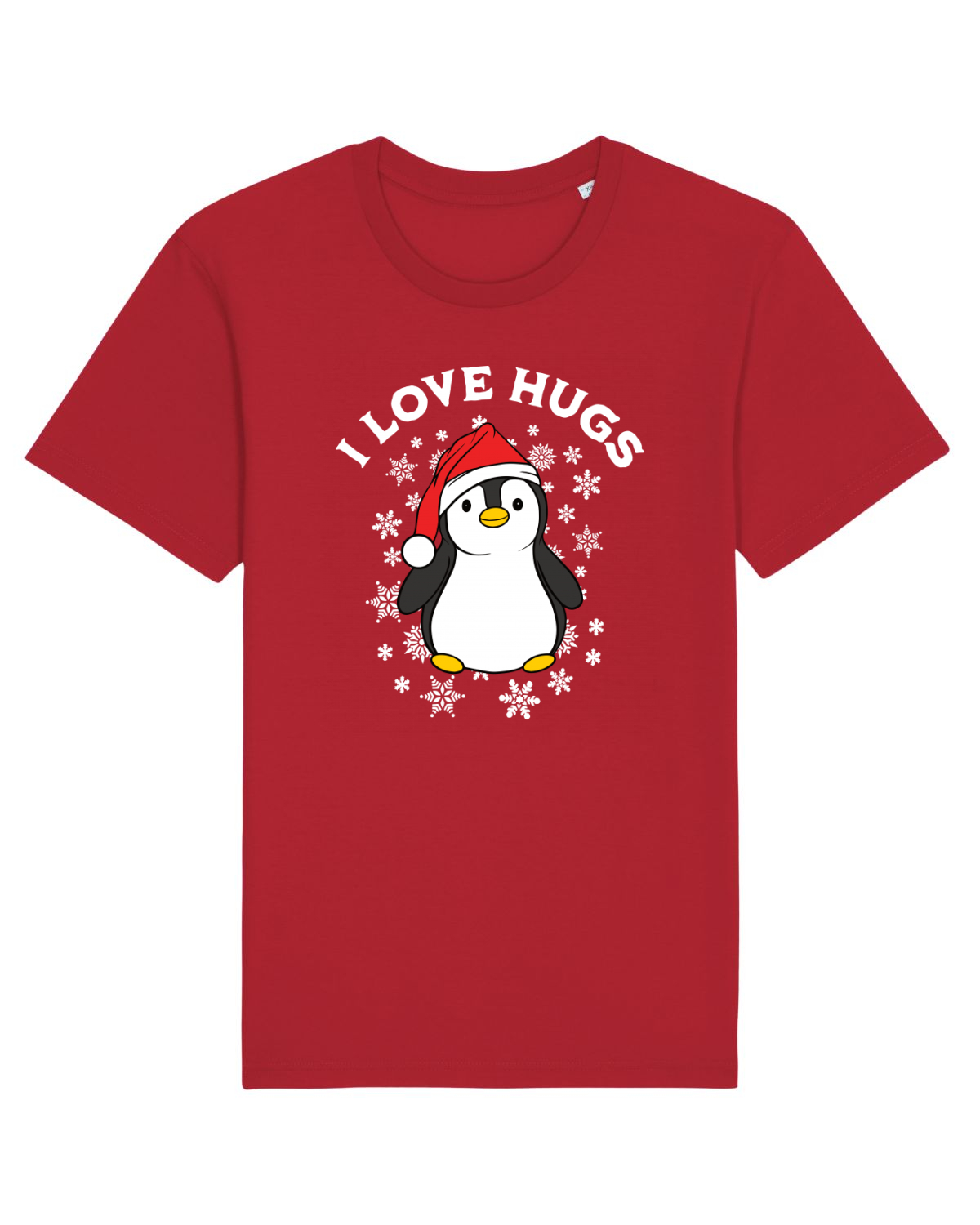 Tricou mânecă scurtă Unisex Rocker Red