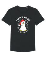 amuzant de Craciun - I love hugs  Tricou mânecă scurtă guler larg Bărbat Skater