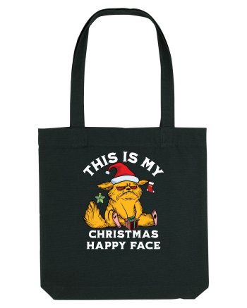 This is my Christmas happy face  Black